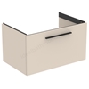 Ideal Standard i.Life B 800mm 1 Drawer Vanity Unit - Matt Sand Beige