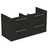 Ideal Standard i.Life B 1200mm 4 Drawer Vanity Unit - Matt Carbon Grey