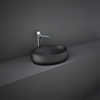 RAK Ceramics Cloud 580mm x 400mm 1 Tap Hole Countertop Basin - Black