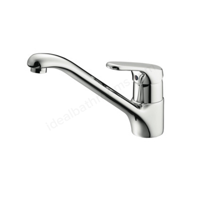 Sandringham 1 taphole kitchen tap mixer, single lever swivel spout