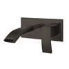 Scudo Descent Wall Mounted 1 Handle Basin Mixer - Matt Black