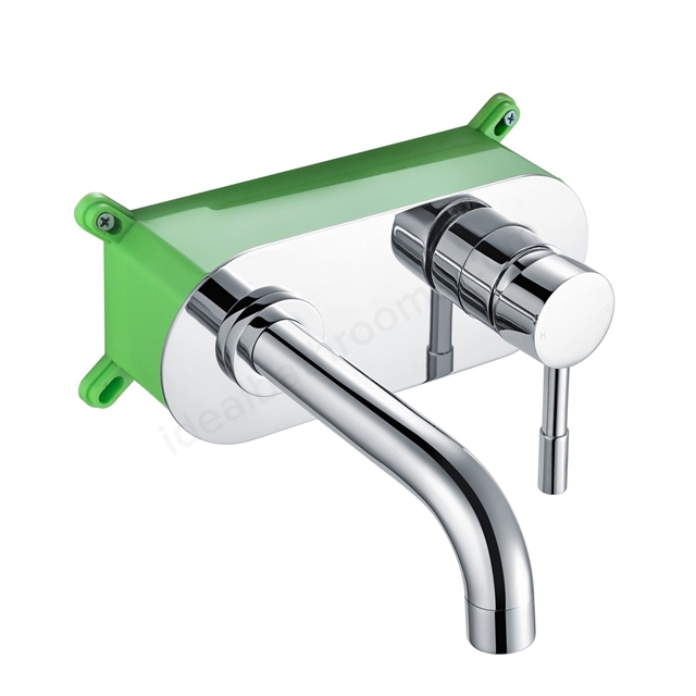 Scudo Premier  Wall Mounted 1 Handle Basin Mixer - Chrome