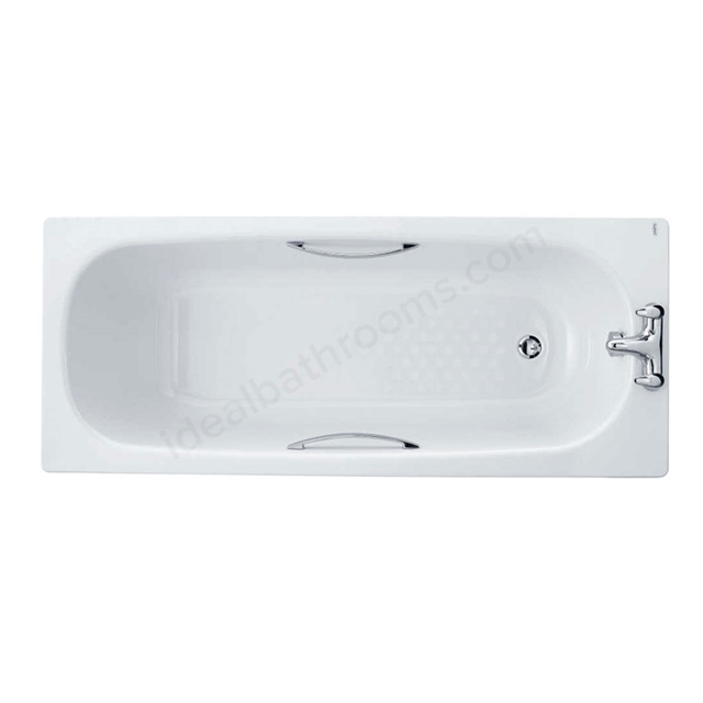 Twyford Celtic Bath; 1700x700;2 Tap; Slip Resist; Inc Grips and legs