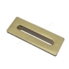 Scudo Rectangle Overflow Insert - Brass