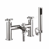 Scudo Kross 2 Tap Hole Deck Mounted Bath Shower Filler - Chrome