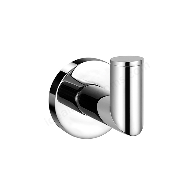 Scudo Delta Wall Mounted Robe Hook - Chrome