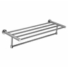 Scudo Delta Wall Mounted Bath Towel Shelf - Chrome