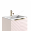 Scudo Chevron 400mm Handle - Brushed Brass