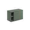 Scudo Alfie 200mm x 500mm x 389mm Wall Mounted Side Storage Unit - Reed Green