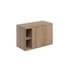 Scudo Alfie 200mm x 500mm x 389mm Wall Mounted Side Storage Unit - Sanoma Oak