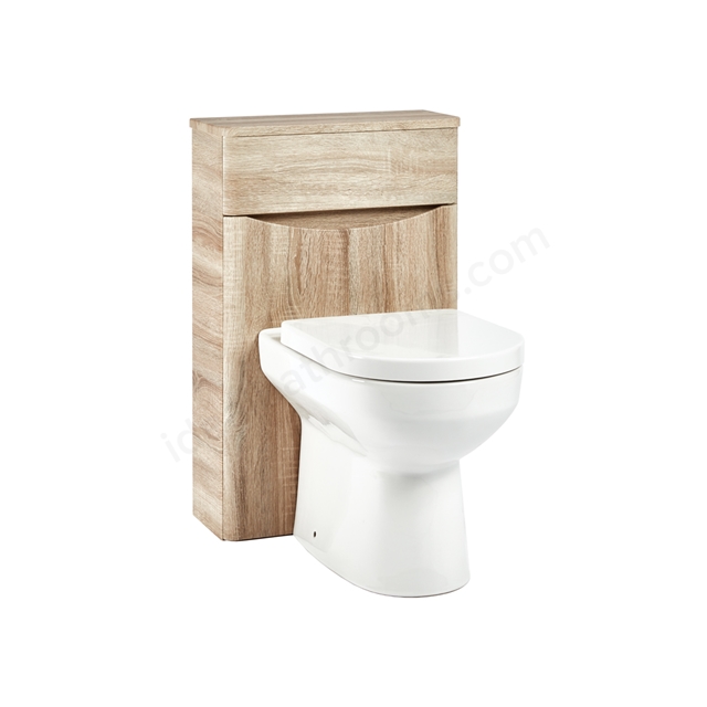 Scudo Bella 510mm x 790mm x 205mm Floorstanding WC Unit - Sonoma Oak