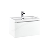 Scudo Muro 600mm x 375mm x 355mm Wall Mounted Vanity Unit - Gloss White