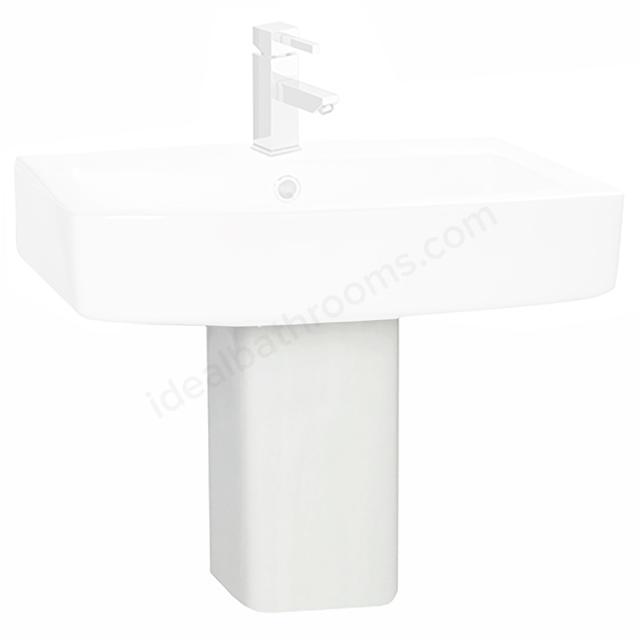 Scudo Denza Semi Pedestal - White