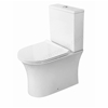 Scudo Deia 607mm x 425mm x 370mm Rimless Closed Back WC Pan - White