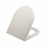 Scudo Duroplast D-shaped e Top Fix Soft Close Seat - White