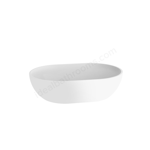 Scudo Neo 560mm x 370mm x 145mm Polymarble Countertop Basin - Matt White