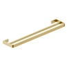 Scudo Napoli Wall Mounted Double Towel Rail - Brushed Brass