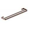 Scudo Monza Wall Mounted Double Towel Rail - Brushed Bronze