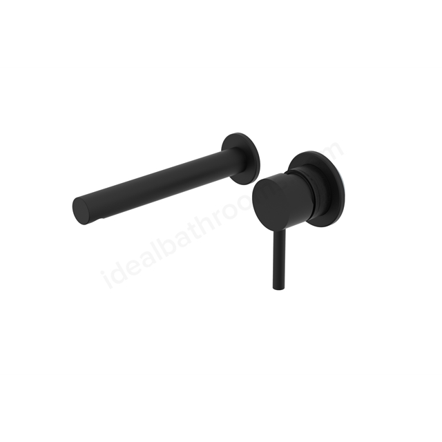 Tavistock Anthem Wall Mounted Basin Mixer Black