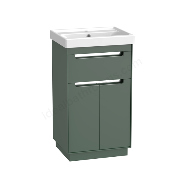 Tavistock Acumen 500 Floorstanding basin unit - Viridian Green