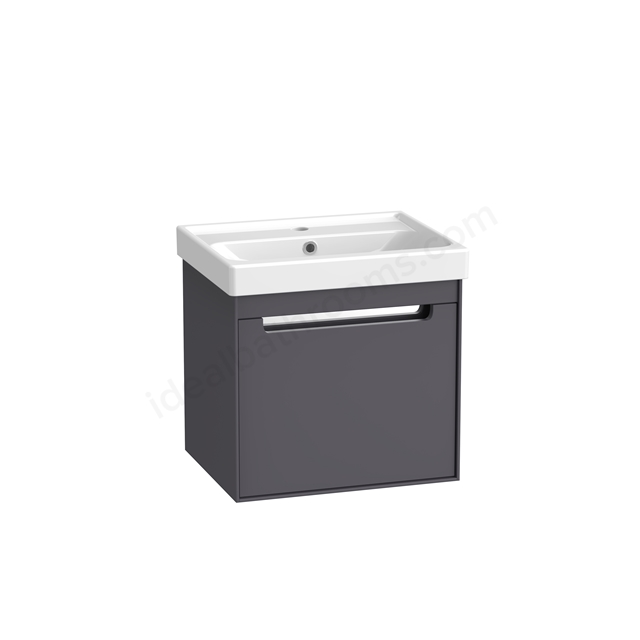 Tavistock Acumen 500 Wall hung basin unit - Storm Grey