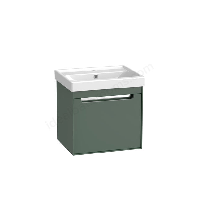 Tavistock Acumen 500 Wall hung basin unit - Viridian Green