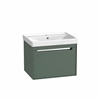 Tavistock Acumen 600 Wall hung basin unit - Viridian Green