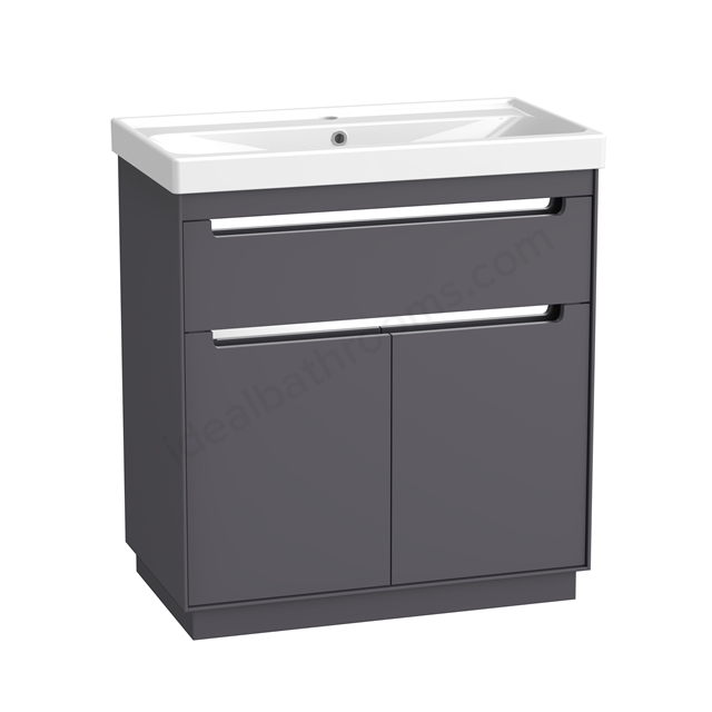 Tavistock Acumen 800 Floorstanding basin unit - Storm Grey