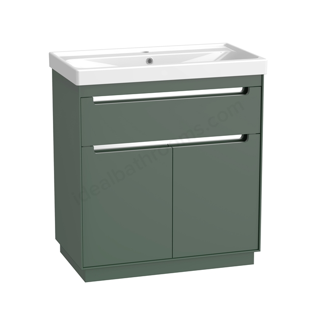 Tavistock Acumen 800 Floorstanding basin unit - Viridian Green