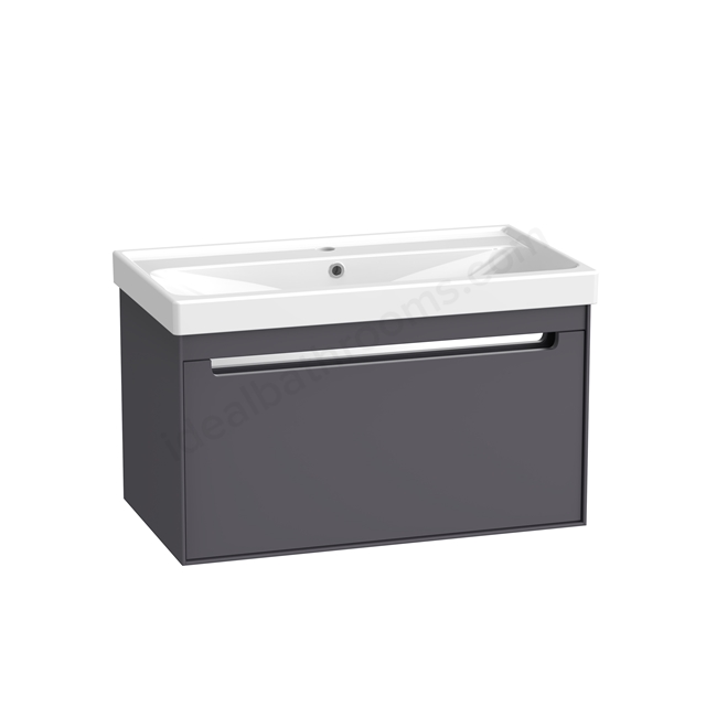 Tavistock Acumen 800 Wall hung basin unit - Storm Grey