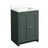 Tavistock Lansdown 600mm Underslung Vanity Basin Unit - Sherwood Green