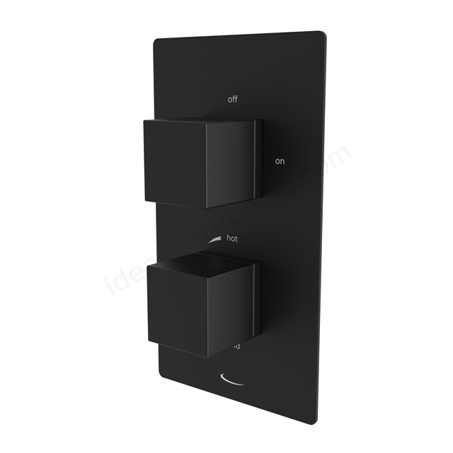 Tavistock Index Dual Function Shower Valve Black