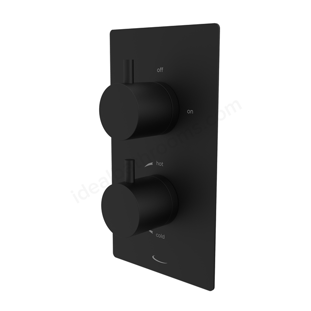 Tavistock Quantum Dual Function Shower Valve Black