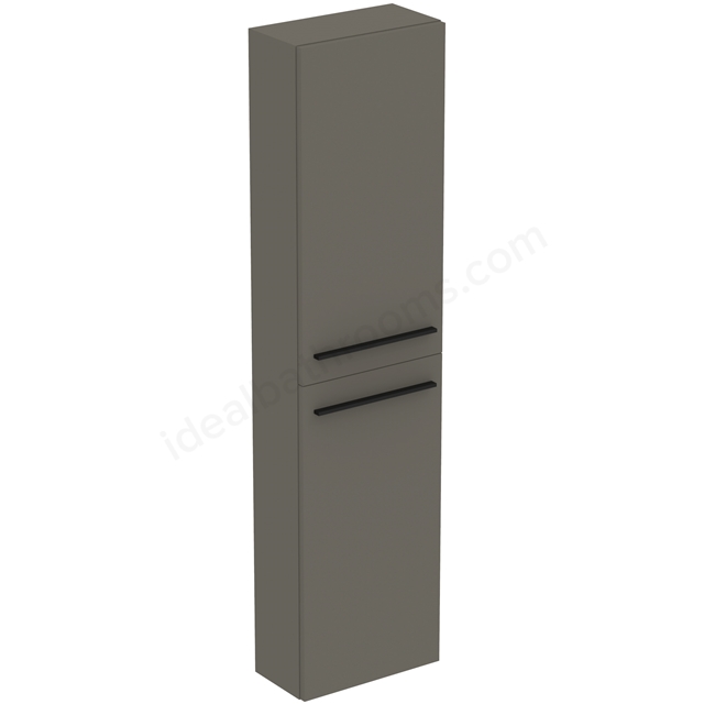 Ideal Standard i.life S 400mm Compact Tall Column Unit - Quartz Grey Matt