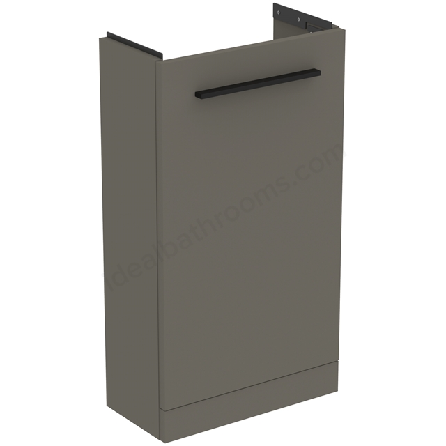 Ideal Standard i.life Floorstanding Guest Washbasin Unit with 1 Door - Grey Matt