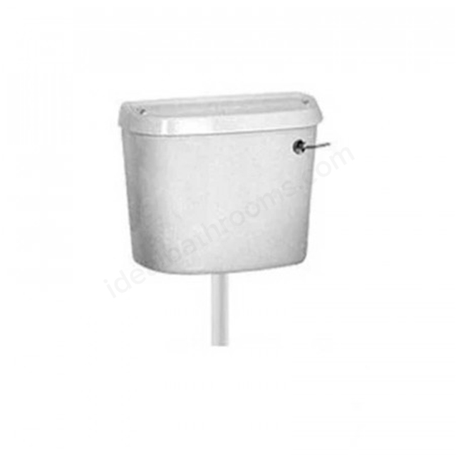 Vitra ARKITEKT Low Level Cistern; Single Flush; 6 Litre; White (Fitting pack CP538 needs to be purchased separately)