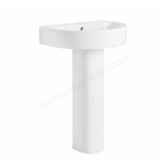 Tavistock Aerial 740mm x 200mm x 180mm Full Pedestal - White