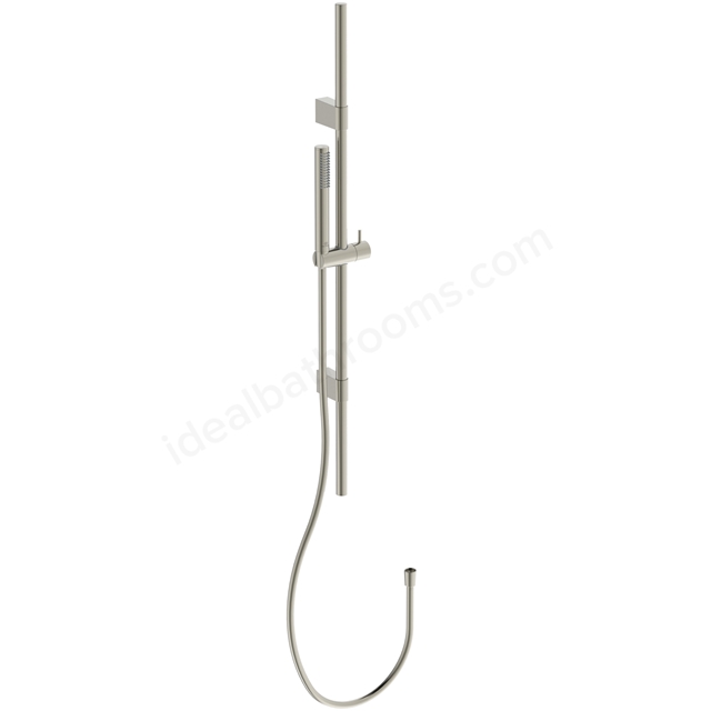 Atelier Idealrain Stick Shower Kit w/ 1 Function Handspray; 900mm Rail; 1.75m Flex Hose - Silver Storm