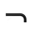 Scudo Core cloakroom brass spout 200mm Black