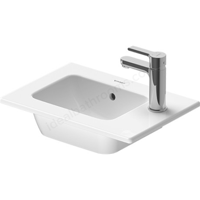 Duravit Me By Starck 430mm x 300mm x 150mm Vanity Basin - White