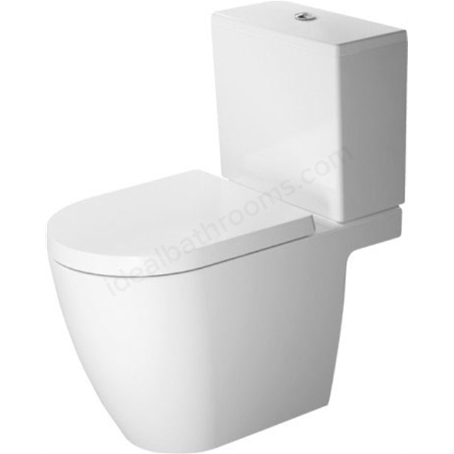 Duravit Me by Starck close coupled toilet; white