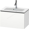 Duravit L cube vanity unit; wall hung; White Gloss; 1 Drawer; 620x391mm