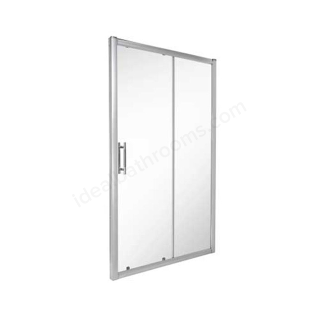 Twyford Es400 1200mm Wide Sliding Shower Door 6mm Glass Ideal Bathrooms