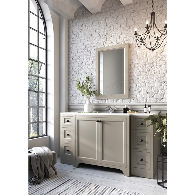 Harrogate Brunswick 900 Unit Dove Grey Ideal Bathrooms 