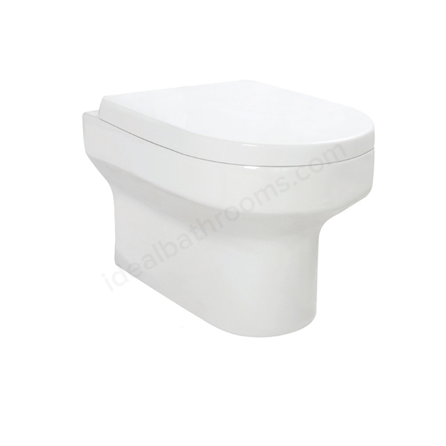 Scudo Spa Wall Hung Toilet Pan - White
