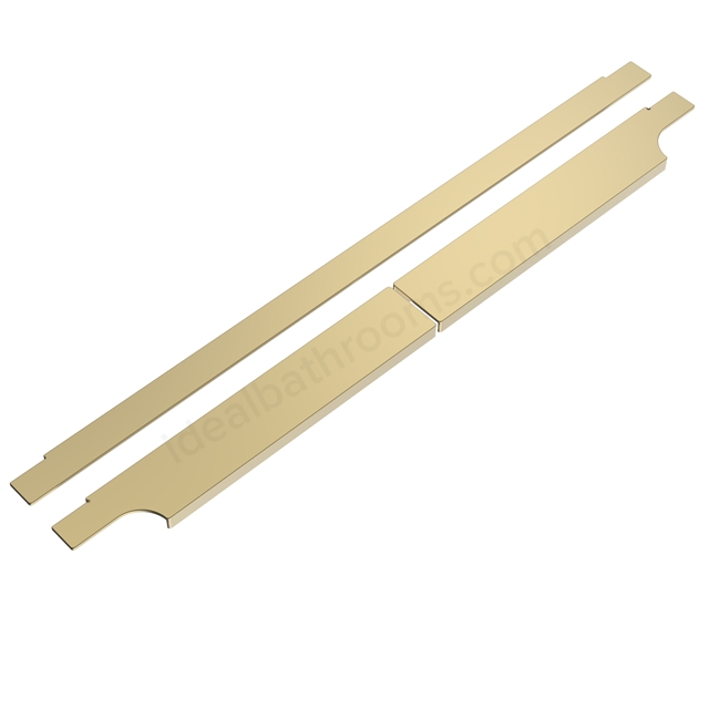 Tavistock Match 1000mm Handle (x2) And Trim - Brass