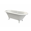 Tavistock Vitoria 1695 x 740 x 620mm Double Ended Roll Top Bath - White