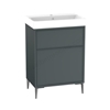 Tavistock Arlington 600 Vanity Unit - Viridian Green