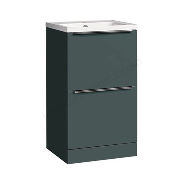 Tavistock Compass 500 Floor Mounted Vanity Unit - Viridian Green