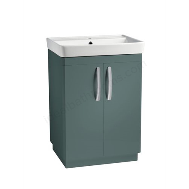 Tavistock Compass 600 Floor Mounted Vanity Unit - Viridian Green